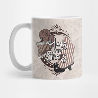 Hats and Spats Damask Mug